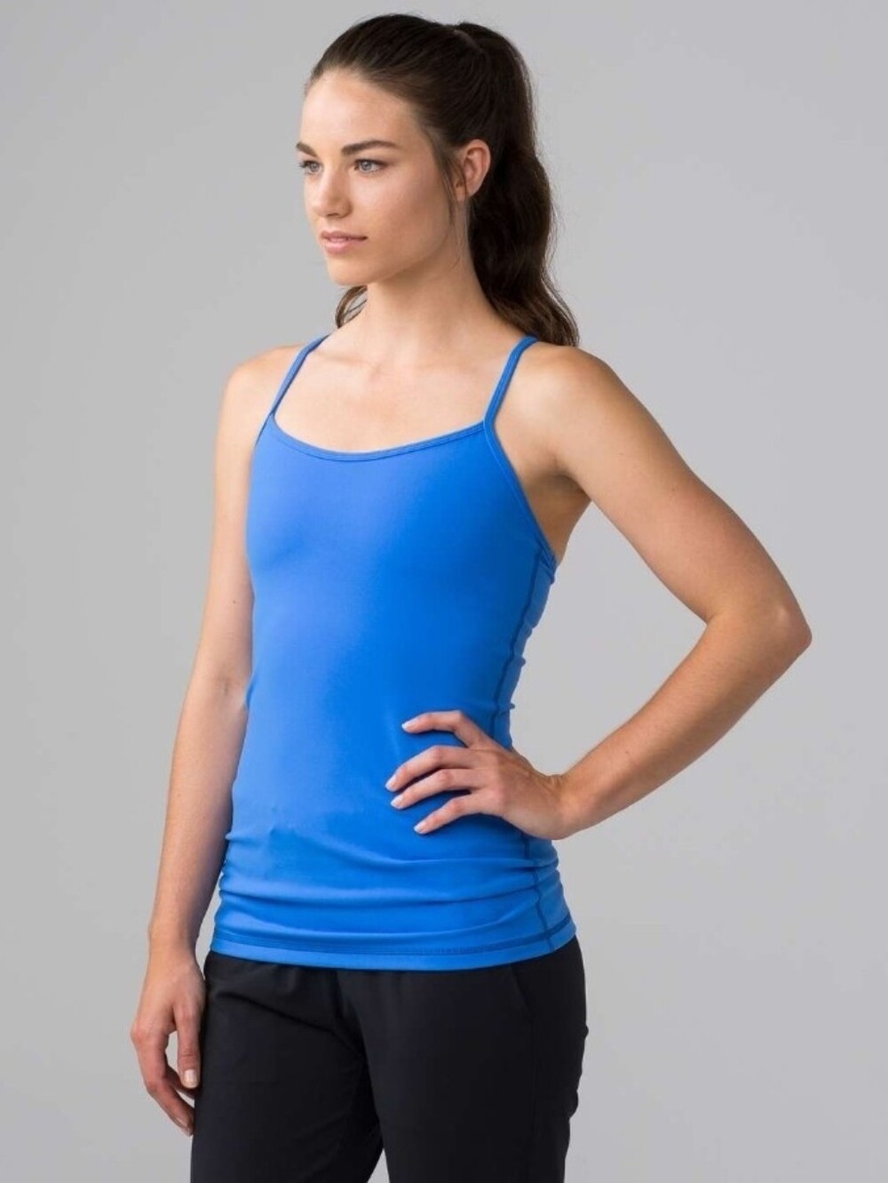 Lululemon Power Y Tank Pipe Dream Blue Size 10